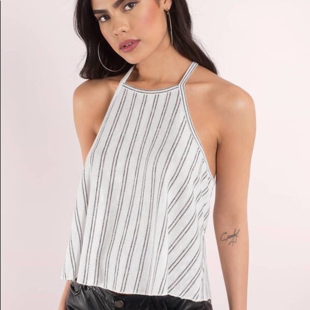 tobi striped tank top